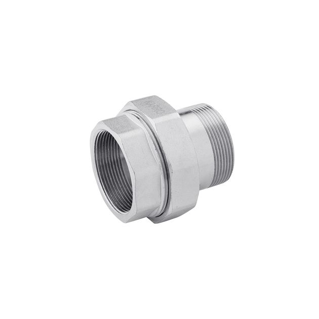 Сгон-американка Karro 1 ВН никелированная 1/2" KR-3102, фото  | SNABZHENIE.com.ua