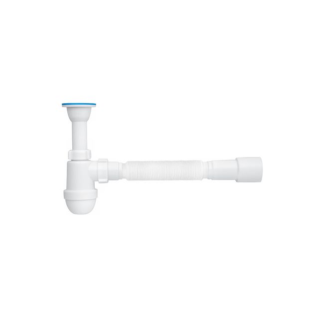 Сифон ANIplast 70 мм с гибкой трубой 40х40/50 мм С0515EU, фото  | SNABZHENIE.com.ua
