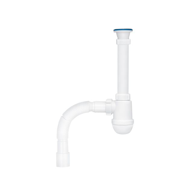 Сифон ANIplast 64 мм с гибкой трубой 40х40/50 мм С1015EU, фото  | SNABZHENIE.com.ua