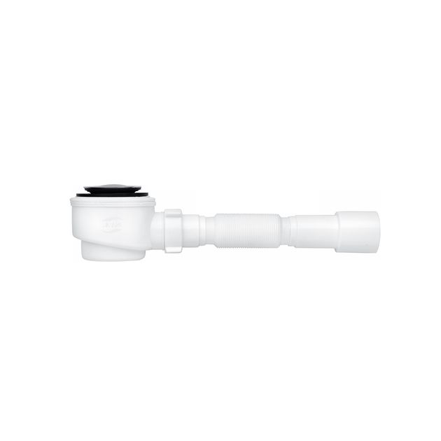 Сифон ANIplast 1 1/2x90 мм с Click-Slack и гибкой трубой 40х40/50, фото  | SNABZHENIE.com.ua