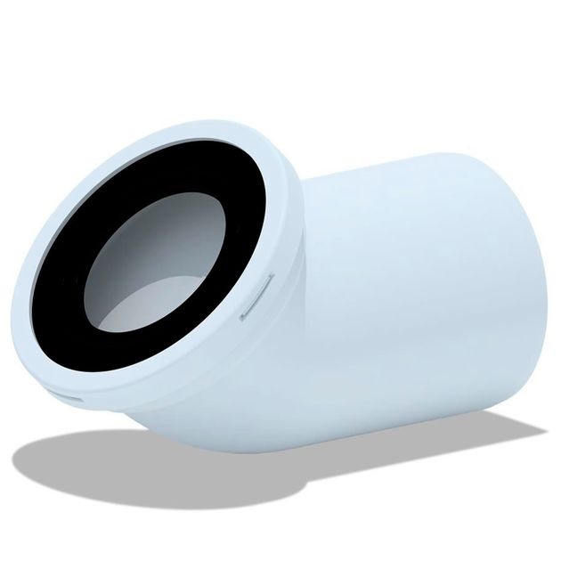 Фановая труба ANIplast 110х45° W4220EU для унитаза, фото  | SNABZHENIE.com.ua