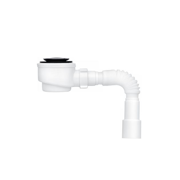 Сифон ANIplast 1 1/2"х90 мм с системой Click-Slack и гибкой трубой 40х50, фото  | SNABZHENIE.com.ua