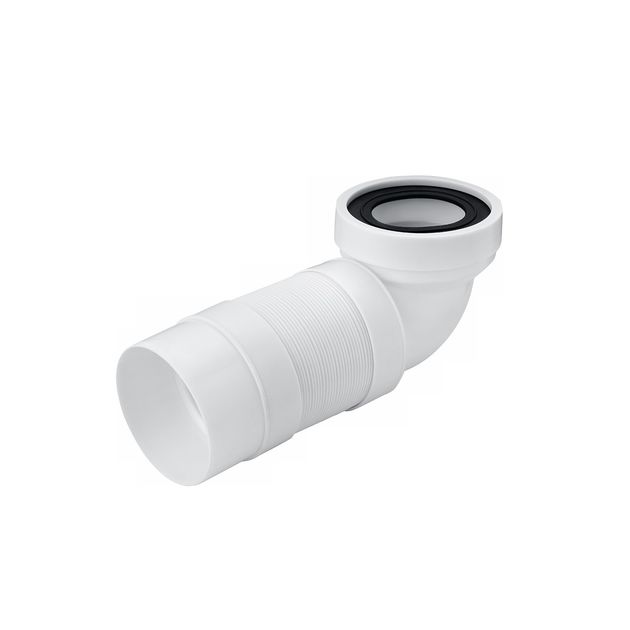 Гофра для унитаза ANIplast D-110 мм 265-450 мм, фото  | SNABZHENIE.com.ua