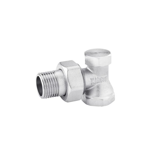 Кран радиаторный угловой нижний Karro 1/2 KR-304, фото  | SNABZHENIE.com.ua