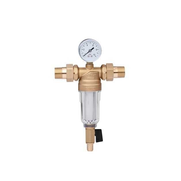 Фильтр самоочищающийся Karro 3/4" 88044, прозрачный в коробке, фото  | SNABZHENIE.com.ua