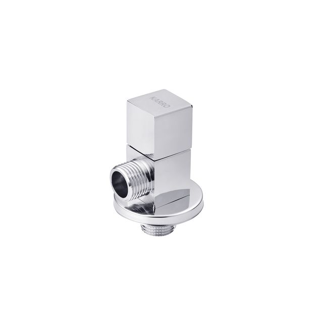 Кран приборный для подключения Karro 1/2" х 1/2" KR-03122А, фото  | SNABZHENIE.com.ua