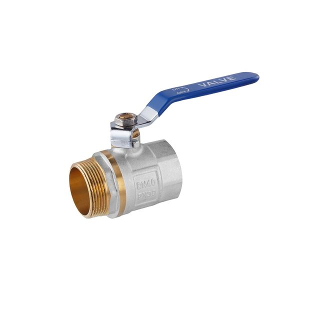 Кран шаровой Valves 1 1/2'' ВН PN30 с синей ручкой, фото  | SNABZHENIE.com.ua