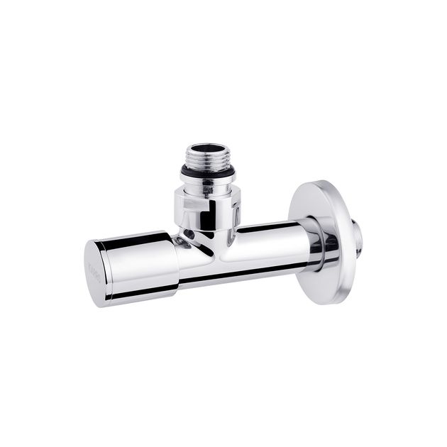 Комплект угловых кранов для полотенцесушителя Karro 1/2 KR-7159 хромированный, фото  | SNABZHENIE.com.ua