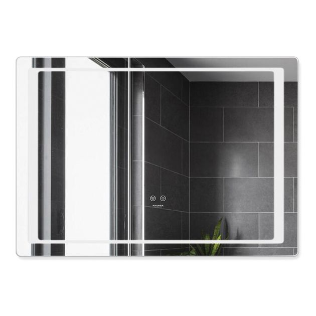 Зеркало Kroner KRP Spiegel HR2 - 7050 с LED и антизапотеванием, фото  | SNABZHENIE.com.ua