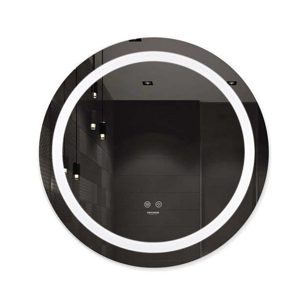 Зеркало Kroner KRP Spiegel R2 - 6060 с LED и антизапотеванием, фото  | SNABZHENIE.com.ua