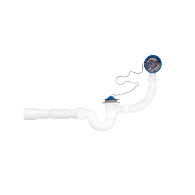 Сифон для ванной ANIplast 1 1/2" 50 мм, прямоточный Е156EU, фото  | SNABZHENIE.com.ua
