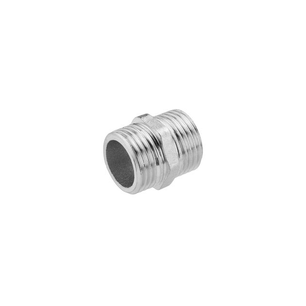 Ниппель усиленный LexLine 1/2" никелированный НК0501-Вн, фото  | SNABZHENIE.com.ua