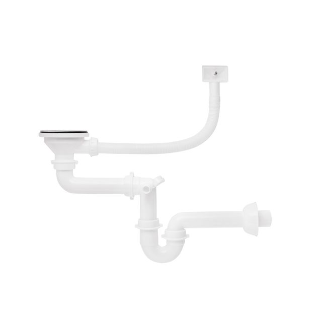 Сифон кухонный Kroner KRP Siphon 3 1/2" 50/40 мм, фото  | SNABZHENIE.com.ua