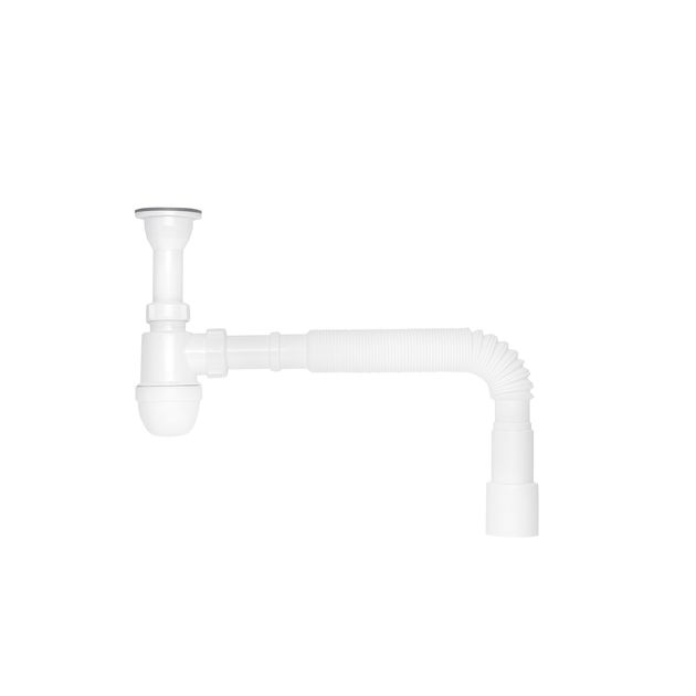 Сифон для раковины Kroner KRP - TB01 1 1/2 х40х50, фото  | SNABZHENIE.com.ua