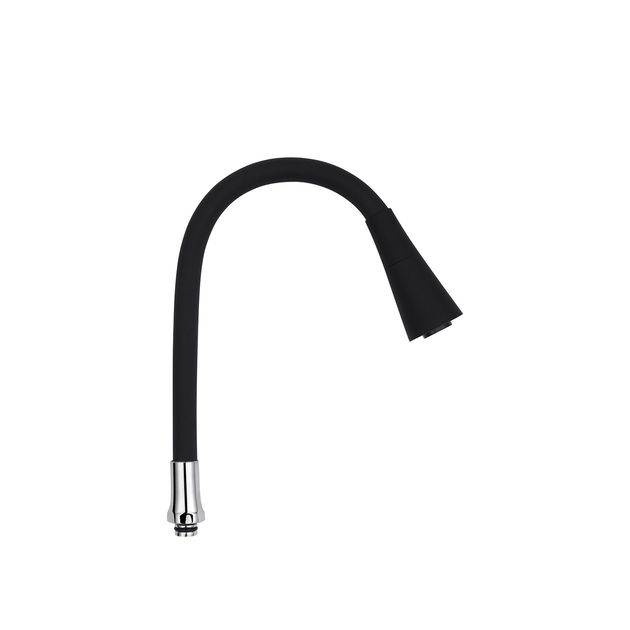 Гибкий излив для смесителя Kroner KRM - C8031BLK, фото  | SNABZHENIE.com.ua