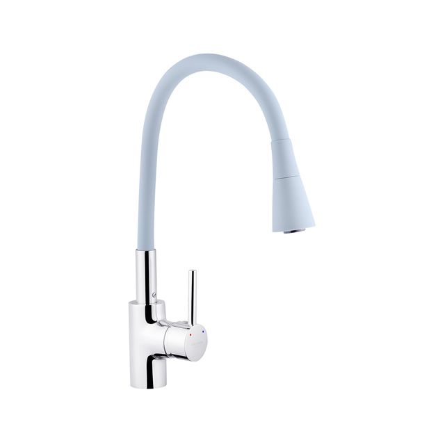 Смеситель кухонный Kroner KRP Küche C031GRA, фото  | SNABZHENIE.com.ua