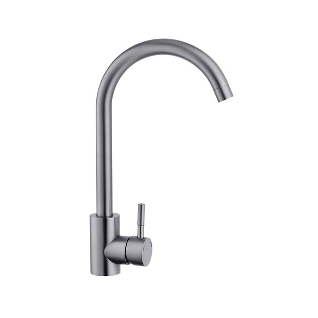 Смеситель кухонный Kroner KRP Edelstahl Klassisch - SCH035PVD, фото  | SNABZHENIE.com.ua