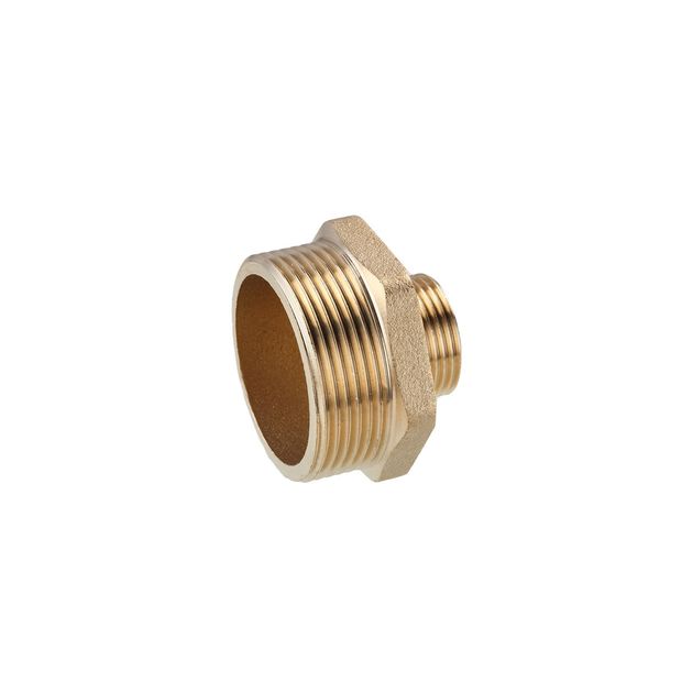 Ниппель переходной LexLine 1 1/2x3/4 НН латунный УК0521-В, фото  | SNABZHENIE.com.ua