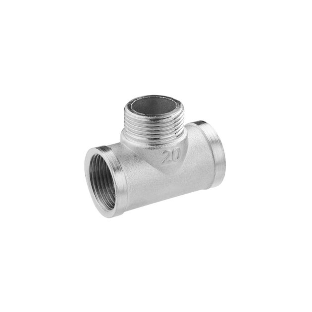 Тройник LexLine 3/4" ВНВ никелированный НК0663-Вн, фото  | SNABZHENIE.com.ua
