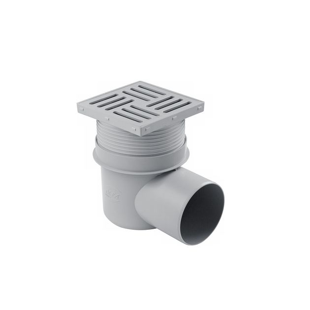 Трап ANIplast 110 мм с решеткой 15х15 см TA1610EU, фото  | SNABZHENIE.com.ua
