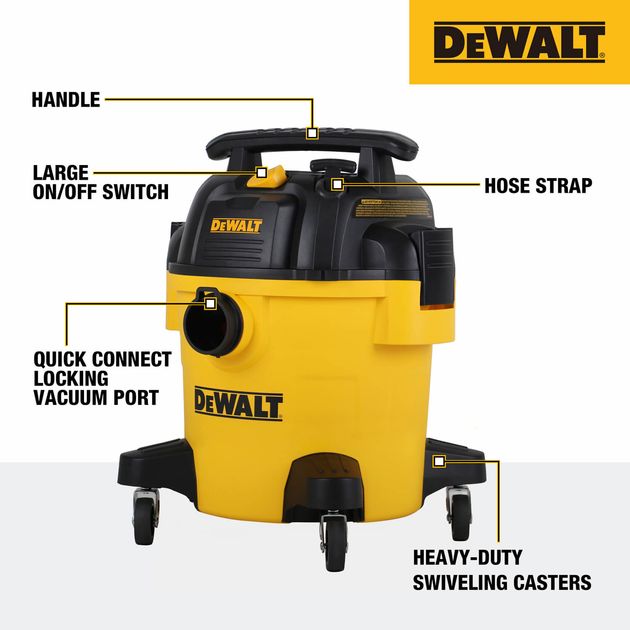 Пилосос мережевий DeWALT DXV20P, фото , зображення 9 | SNABZHENIE.com.ua Пилосос мережевий DeWALT DXV20P, фото , зображення 9 | SNABZHENIE.com.ua