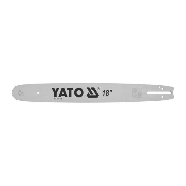 Направляющая шина для цепной пилы 18"/45 см (62 звена) YATO, фото  | SNABZHENIE.com.ua