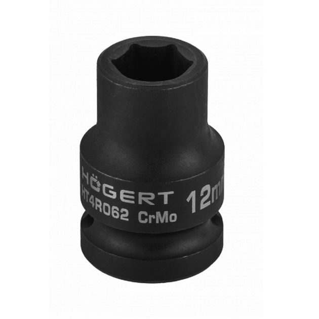 Головка торцевая ударная 1/2" 12 мм CrMo HOEGERT HT4R062, фото  | SNABZHENIE.com.ua