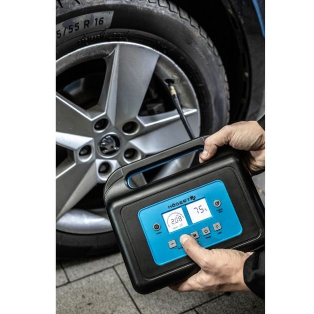 Компрессор и пуско-зарядное устройство 400A HOEGERT HT8G624, фото , изображение 3 | SNABZHENIE.com.ua