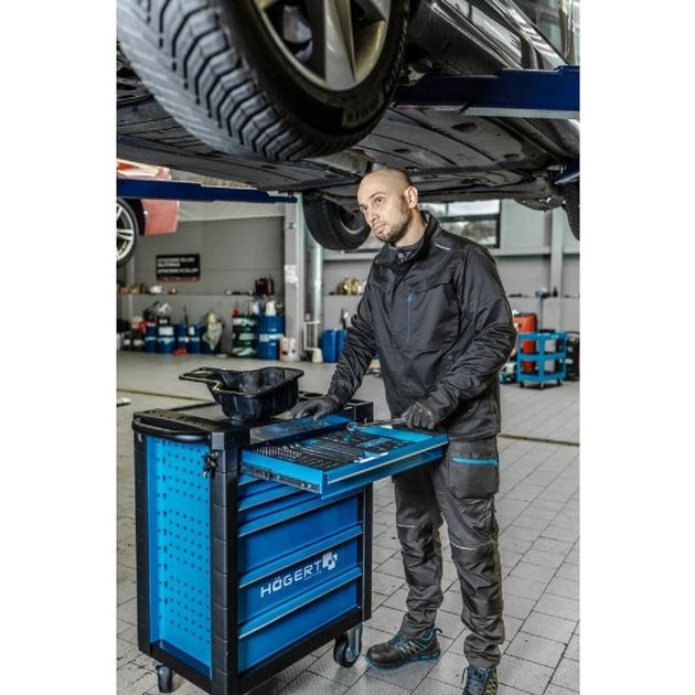 Візок інструментальний 6 секцій Premium HOEGERT HT7G571, фото , зображення 2 | SNABZHENIE.com.ua Візок інструментальний 6 секцій Premium HOEGERT HT7G571, фото , зображення 2 | SNABZHENIE.com.ua