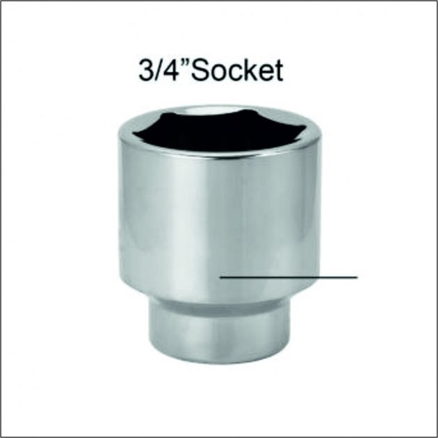 Головка торцевая шестигранная 3/4“, 41 мм, HOEGERT HT1A531, фото  | SNABZHENIE.com.ua