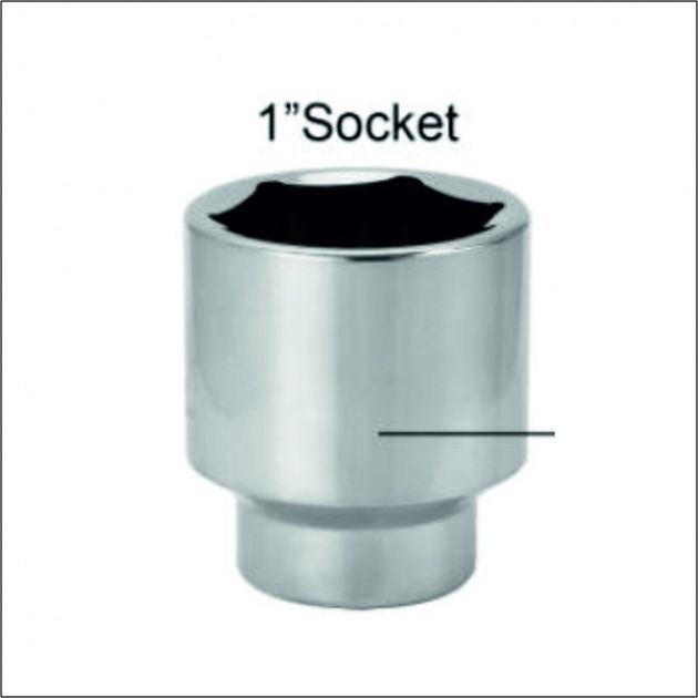 Торцевая головка 1", 55 мм, шестигранная, HOEGERT HT1A547, фото  | SNABZHENIE.com.ua