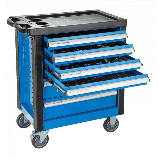 Тележка для инструментов HOEGERT, 6 ящиков, фото , изображение 8 | SNABZHENIE.com.ua Тележка для инструментов HOEGERT, 6 ящиков, фото , изображение 8 | SNABZHENIE.com.ua