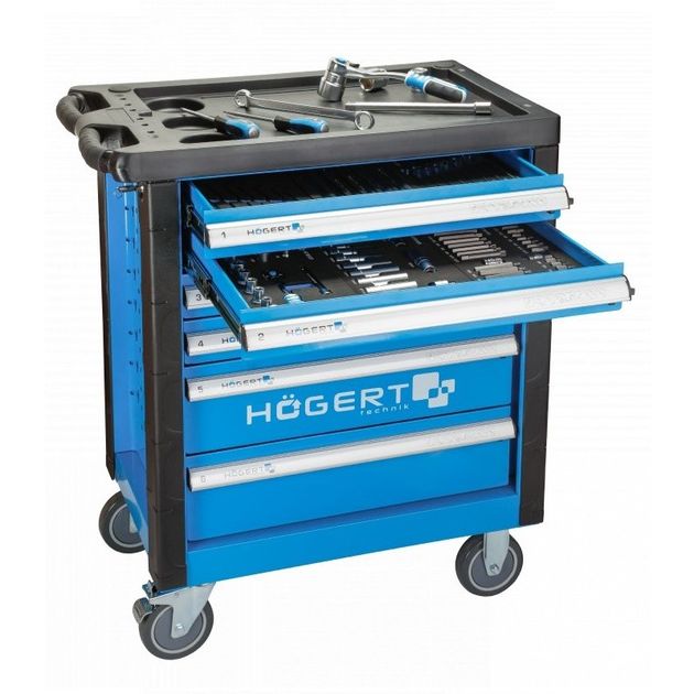 Тележка для инструментов HOEGERT, 6 ящиков, фото , изображение 9 | SNABZHENIE.com.ua Тележка для инструментов HOEGERT, 6 ящиков, фото , изображение 9 | SNABZHENIE.com.ua