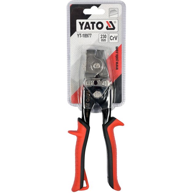 Кліщі зажимні для виробів з жести, довжина 230 мм, CrV YATO (YT-18977), фото , зображення 3 | SNABZHENIE.com.ua