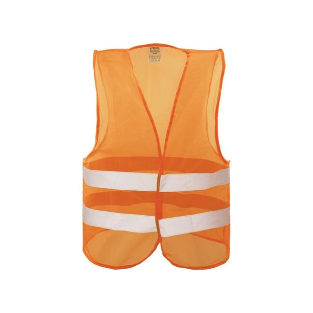 Жилет безпеки світловідбиваючий MASTERTOOL XXL оранжевий 83-0004, фото , зображення 2 | SNABZHENIE.com.ua