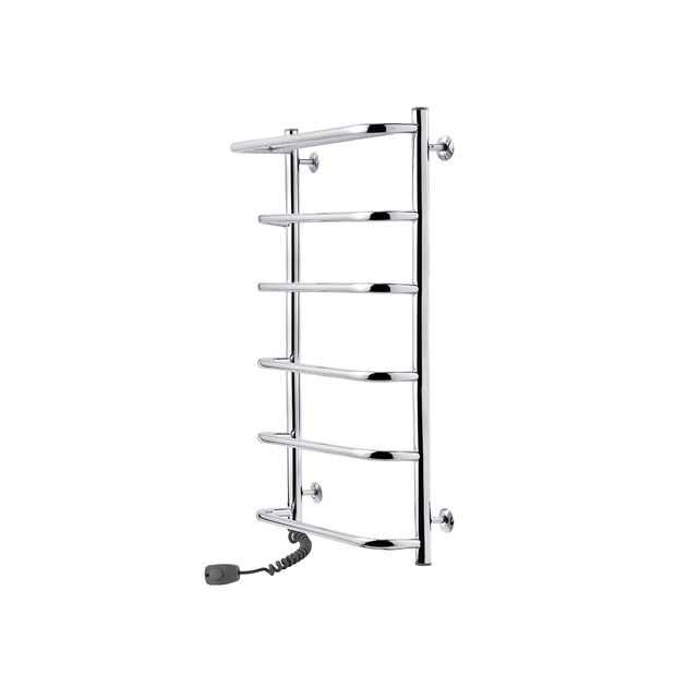 Полотенцесушитель електричний Kroner Скоба ДСп04EL 700x500/6 EL з полицею, фото , зображення 3 | SNABZHENIE.com.ua