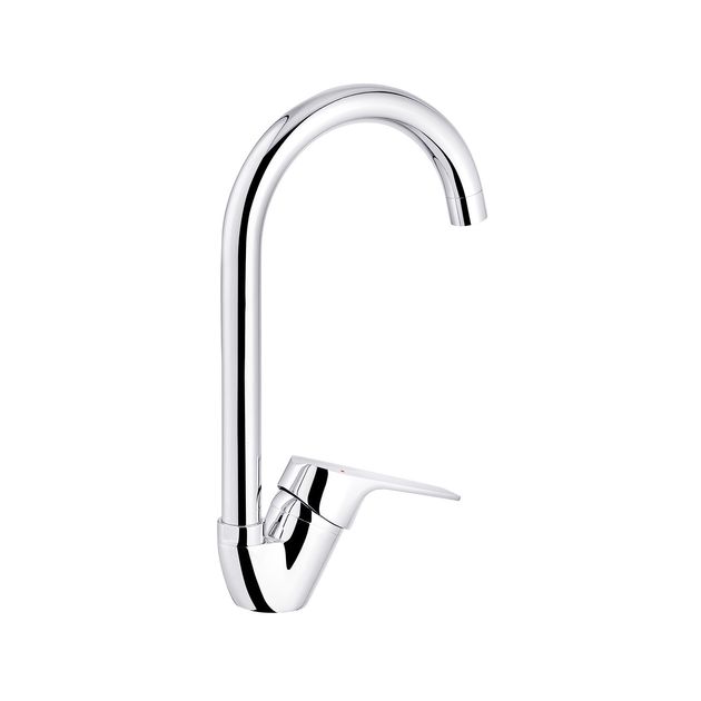 Смеситель кухонный Kroner KRM Odra - C038, фото , изображение 3 | SNABZHENIE.com.ua