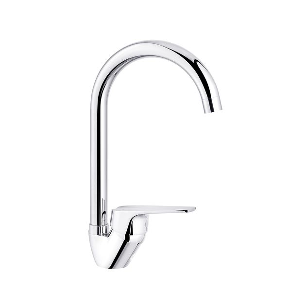 Смеситель кухонный Kroner KRM Odra - C038, фото , изображение 4 | SNABZHENIE.com.ua