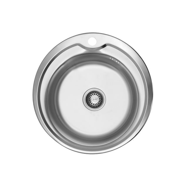 Кухонная мойка Kroner KRP Satin 510 (0,6 мм), фото  | SNABZHENIE.com.ua