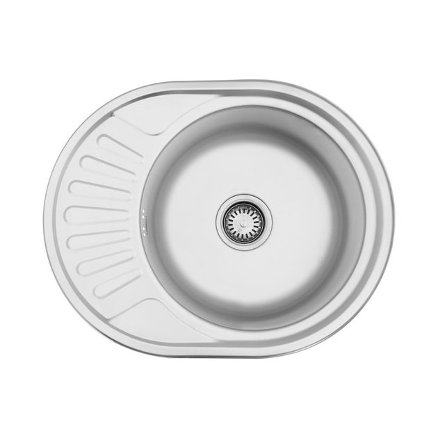 Кухонная мойка Kroner KRP Dekor 5745 (0,8 мм), фото  | SNABZHENIE.com.ua