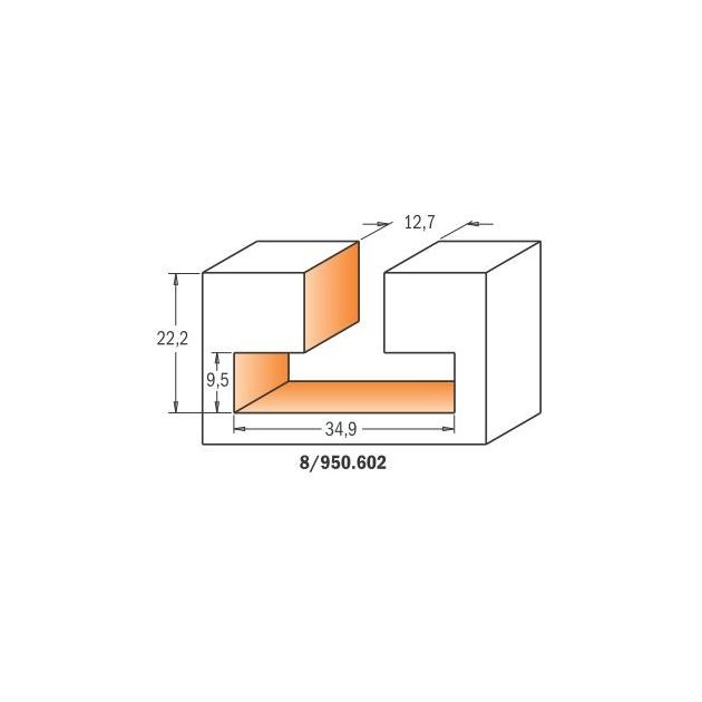 Фреза Т-образная 28x13,5x56,3 мм, хвостовик 12 мм CMT, фото , изображение 3 | SNABZHENIE.com.ua Фреза Т-образная 28x13,5x56,3 мм, хвостовик 12 мм CMT, фото , изображение 3 | SNABZHENIE.com.ua