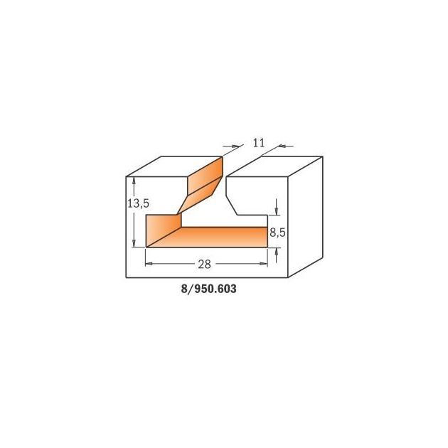 Фреза Т-образная 28x13,5x56,3 мм, хвостовик 12 мм CMT, фото , изображение 4 | SNABZHENIE.com.ua Фреза Т-образная 28x13,5x56,3 мм, хвостовик 12 мм CMT, фото , изображение 4 | SNABZHENIE.com.ua