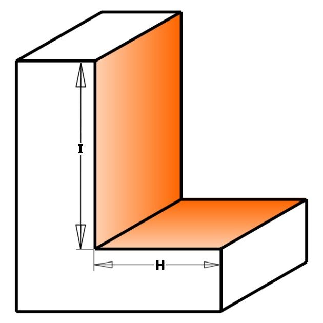 Фреза четвертная с подшипником 50,8x22x77,8 мм, хвостовик 12,7 мм CMT, фото , изображение 2 | SNABZHENIE.com.ua