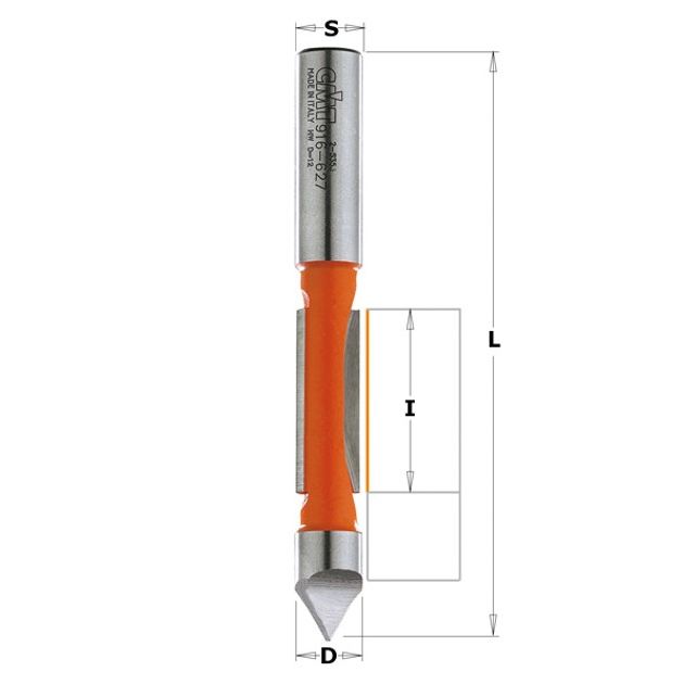 Фреза CMT для отверстий 6x18x70 мм, хвостовик 6 мм (716.061.11), фото  | SNABZHENIE.com.ua