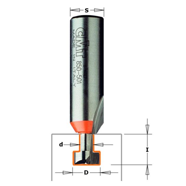Фреза T-образная 9,5 x 11 x 54 мм, хвостовик 12,7 мм CMT, фото  | SNABZHENIE.com.ua