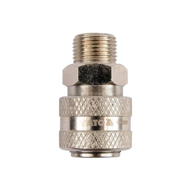Муфта быстросъемная с наружной резьбой 3/8" YATO (YT-2391), фото  | SNABZHENIE.com.ua