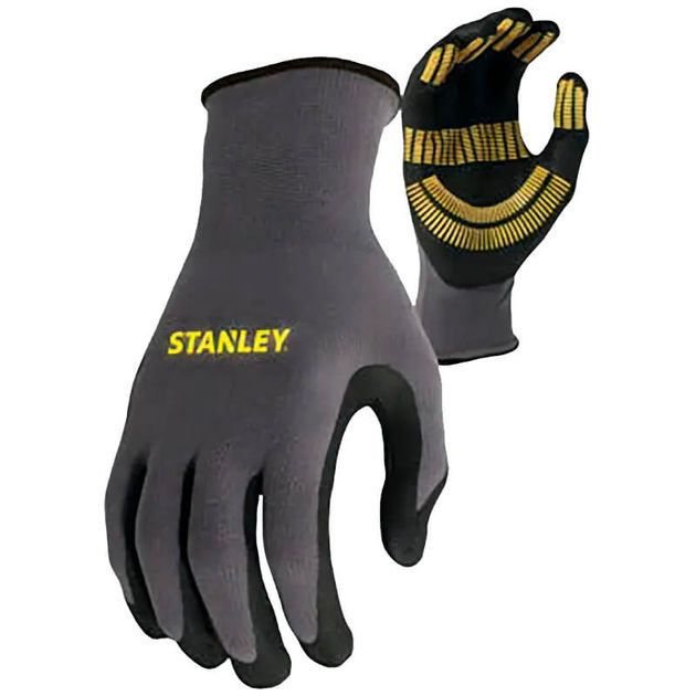 Перчатки Stanley универсальные нейлоновые с нитриловым покрытием, фото  | SNABZHENIE.com.ua