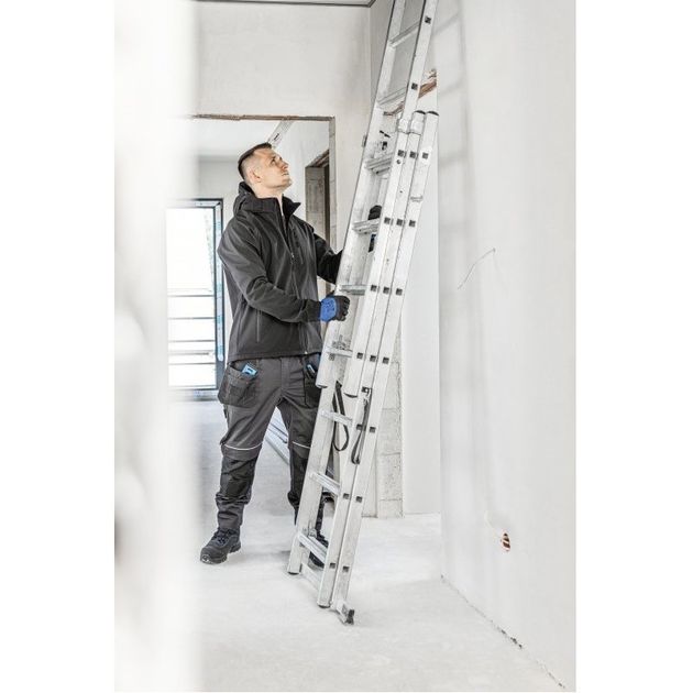 Брюки рабочие HOEGERT HASSO темно-серые, фото , изображение 4 | SNABZHENIE.com.ua