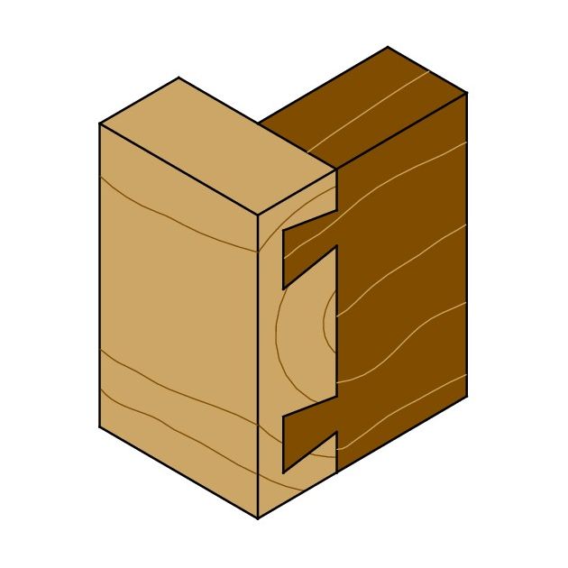 Фреза ласточкин хвост 19x22x60,3мм, хвостовик 6мм, CMT, фото , изображение 4 | SNABZHENIE.com.ua
