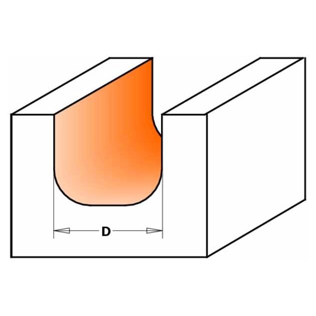 Фреза 31,7x16x60,4 мм, хвостовик 12,7 мм CMT (851.502.11), фото , изображение 2 | SNABZHENIE.com.ua